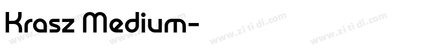 Krasz Medium字体转换